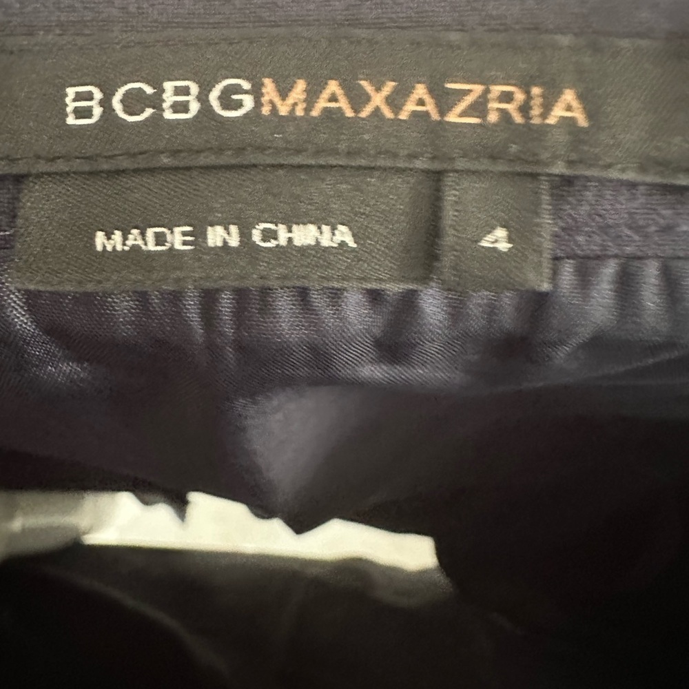 BCBGMaxAzria Navy Midi Skirt - Picture 5 of 5